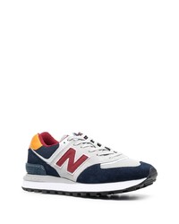 violette niedrige Sneakers von New Balance