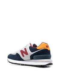 violette niedrige Sneakers von New Balance