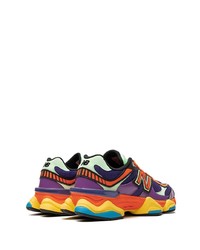 violette niedrige Sneakers von New Balance