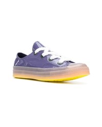 violette niedrige Sneakers von Converse X JW Anderson