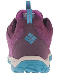 violette niedrige Sneakers von Columbia