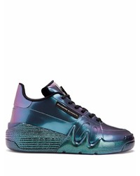 violette niedrige Sneakers von Giuseppe Zanotti