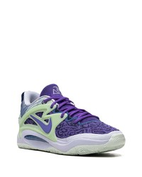 violette niedrige Sneakers von Nike