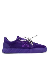 violette niedrige Sneakers von Off-White