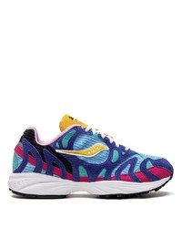 violette niedrige Sneakers von Saucony