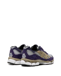 violette niedrige Sneakers von Asics