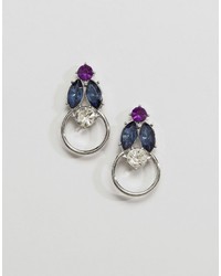 violette Ohrringe von Asos