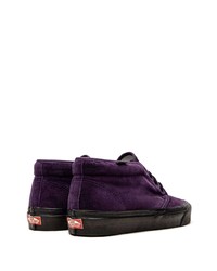 violette Segeltuch niedrige Sneakers von Vans