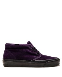 violette Segeltuch niedrige Sneakers von Vans
