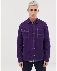 violette Shirtjacke von Volcom