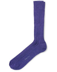 violette Socken