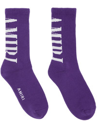 violette Socken von Amiri