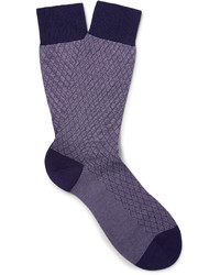 violette Socken von Pantherella