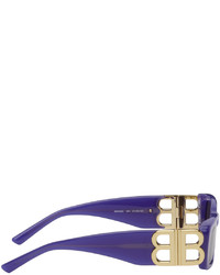 violette Sonnenbrille von Balenciaga
