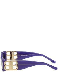 violette Sonnenbrille von Balenciaga