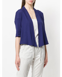 violette Strickjacke mit einer offenen Front von Marc Cain