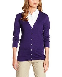 violette Strickjacke von Henbury