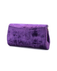 violette Wildleder Clutch von Tyler Ellis