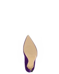 violette Wildleder Pumps von Evita