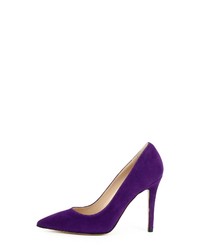 violette Wildleder Pumps von Evita