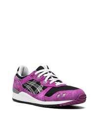 violette Wildleder Sportschuhe von Asics