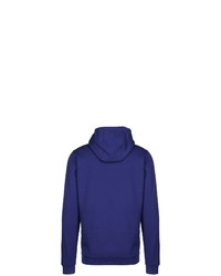 violetter bedruckter Pullover mit einem Kapuze von Nike