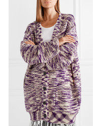 violetter lange Strickjacke von Calvin Klein 205W39nyc