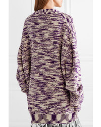 violetter lange Strickjacke von Calvin Klein 205W39nyc