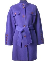 violetter Mantel von Guy Laroche