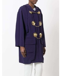 violetter Mantel von Moschino Vintage