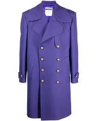 violetter Mantel von Moschino