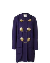 violetter Mantel von Moschino Vintage