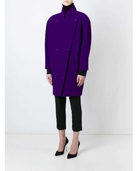 violetter Mantel von Thierry Mugler Vintage