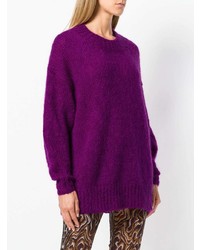 violetter Oversize Pullover von Isabel Marant
