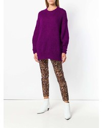violetter Oversize Pullover von Isabel Marant
