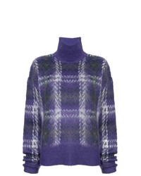 violetter Oversize Pullover von Le Ciel Bleu