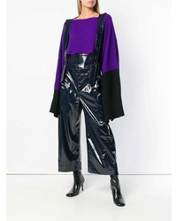 violetter Oversize Pullover von Eudon Choi