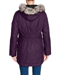 violetter Parka von Eddie Bauer