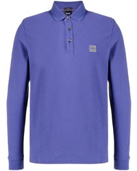 violetter Polo Pullover von BOSS