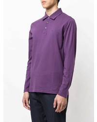 violetter Polo Pullover von Gieves & Hawkes