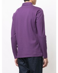 violetter Polo Pullover von Gieves & Hawkes