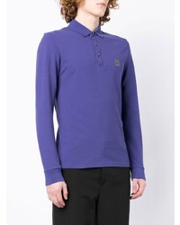 violetter Polo Pullover von BOSS