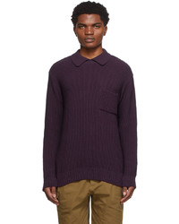 violetter Polo Pullover von Noah