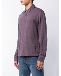 violetter Polo Pullover von Alex Mill