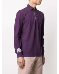 violetter Polo Pullover von A-Cold-Wall*