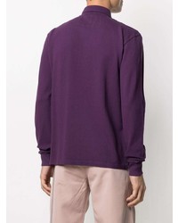 violetter Polo Pullover von A-Cold-Wall*