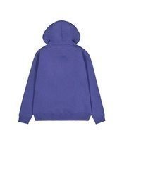 violetter Pullover mit einem Kapuze von Alpha Industries