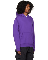 violetter Pullover mit einem Kapuze von NIKE JORDAN