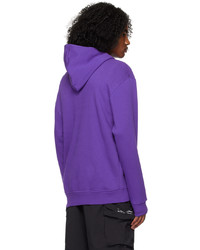 violetter Pullover mit einem Kapuze von NIKE JORDAN