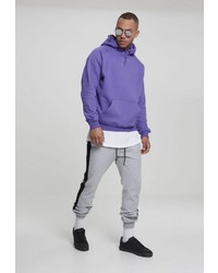 violetter Pullover mit einem Kapuze von Urban Classics